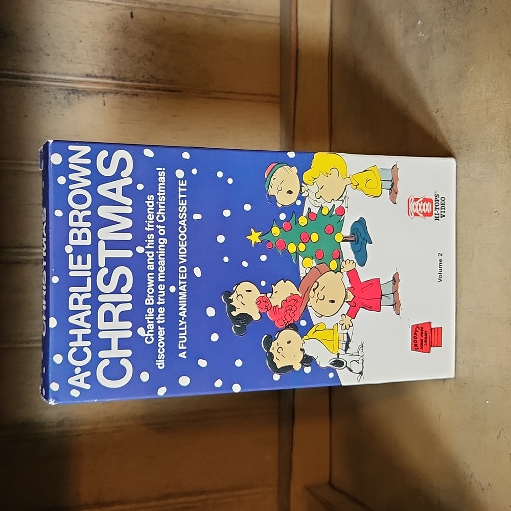 Vintage A Charlie Brown Christmas VHS movie